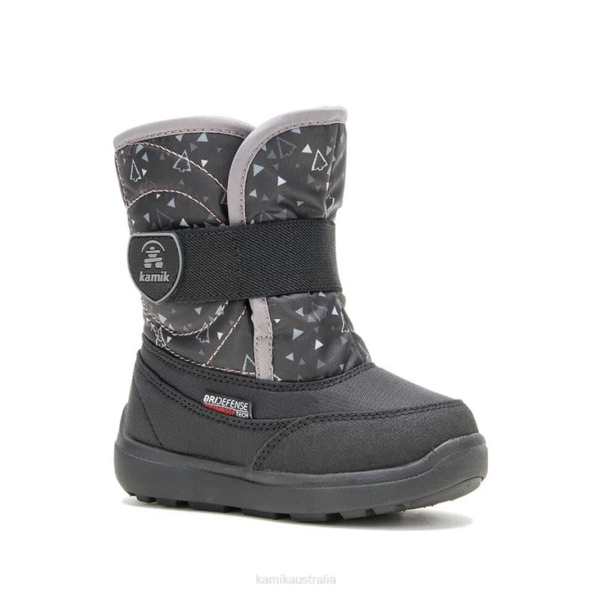 Kamik WINTER BOOTS TODDLERS SNOWBEE PRINT J6JJBP401 BLACK