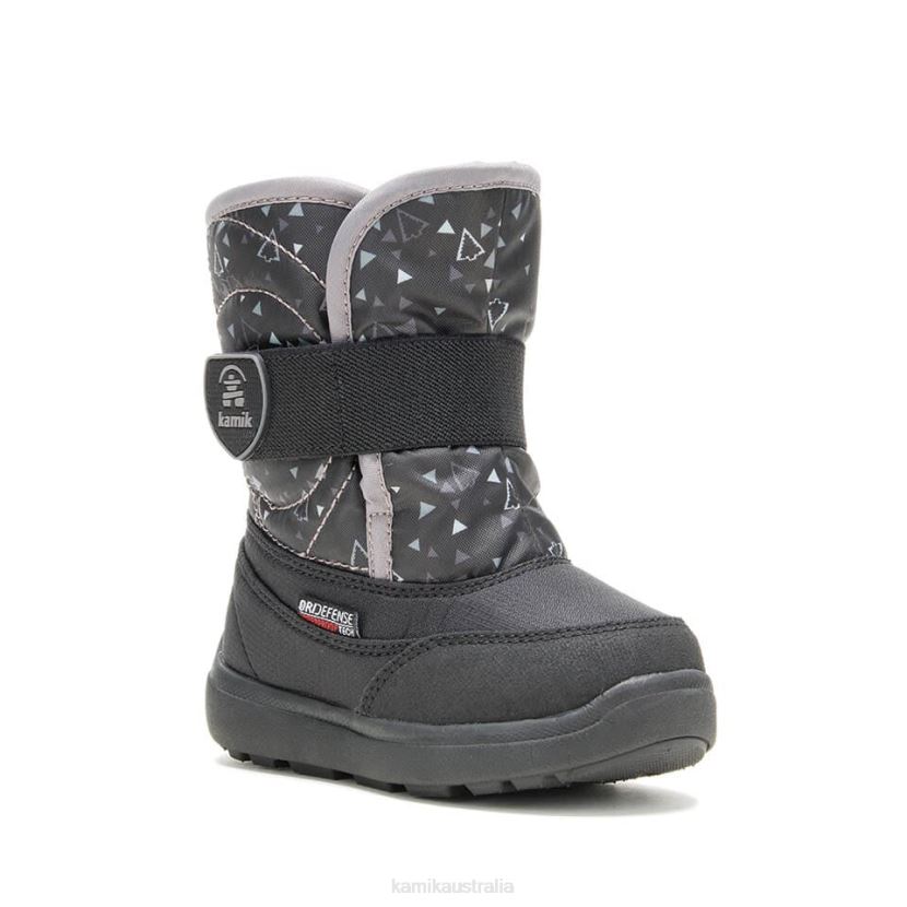 Kamik WINTER BOOTS TODDLERS SNOWBEE PRINT J6JJBP401 BLACK