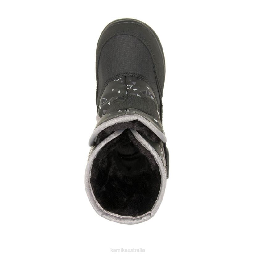 Kamik WINTER BOOTS TODDLERS SNOWBEE PRINT J6JJBP401 BLACK