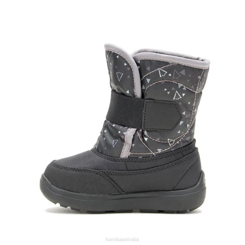 Kamik WINTER BOOTS TODDLERS SNOWBEE PRINT J6JJBP401 BLACK