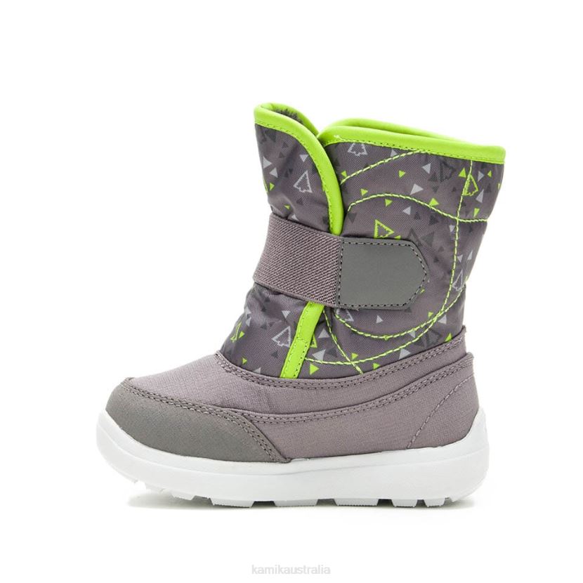 Kamik WINTER BOOTS TODDLERS SNOWBEE PRINT J6JJBP402 CHARCOAL