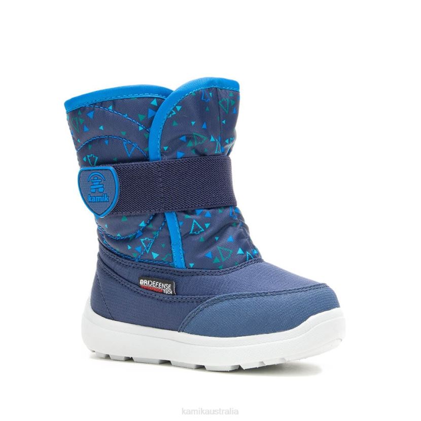 Kamik WINTER BOOTS TODDLERS SNOWBEE PRINT J6JJBP403 NAVY