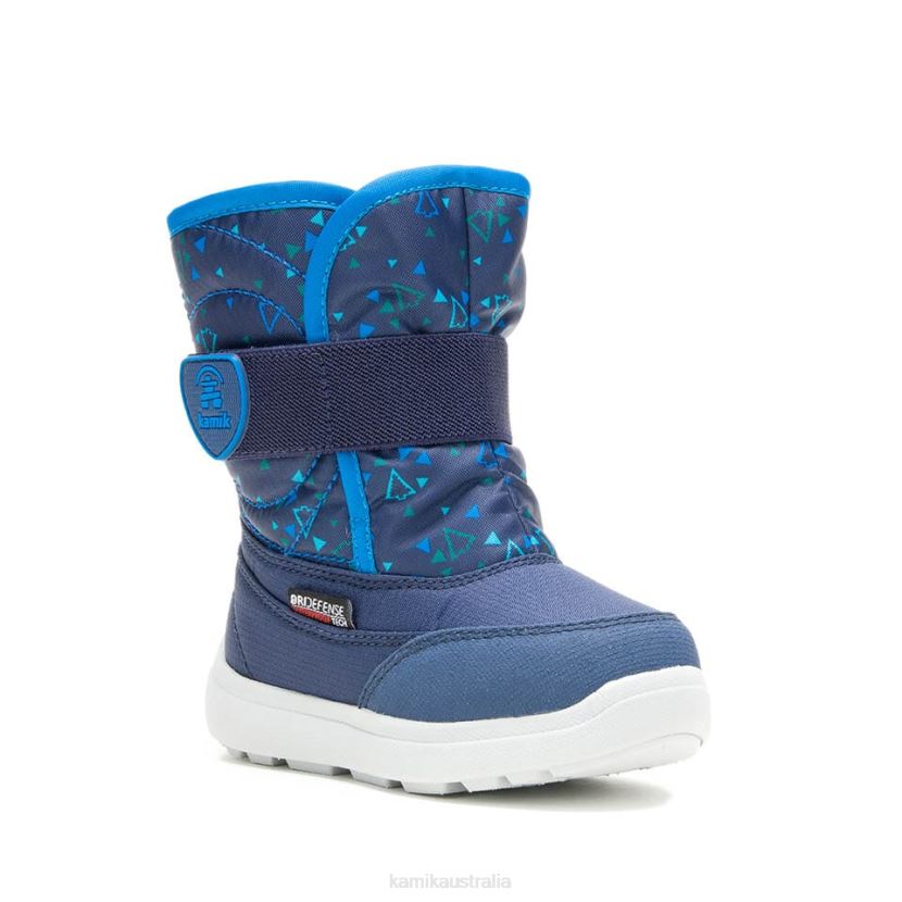 Kamik WINTER BOOTS TODDLERS SNOWBEE PRINT J6JJBP403 NAVY