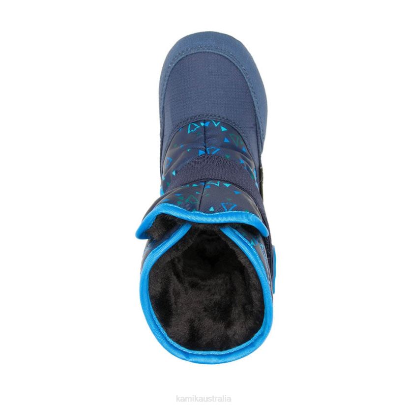 Kamik WINTER BOOTS TODDLERS SNOWBEE PRINT J6JJBP403 NAVY