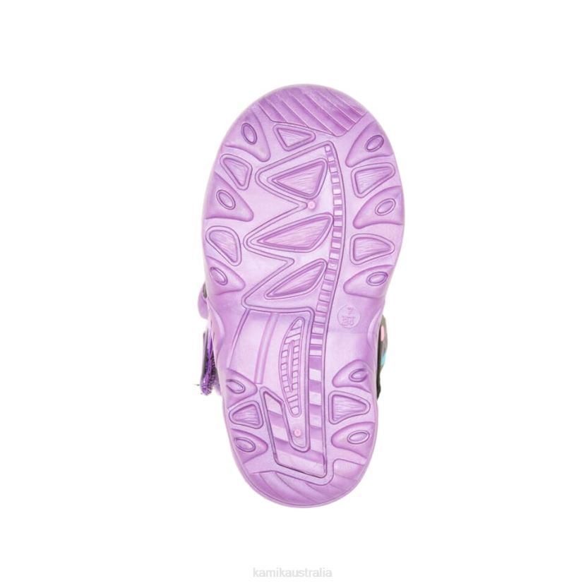 Kamik WINTER BOOTS TODDLERS SNOWBUG 6 J6JJBP412 BLACK/PURPLE