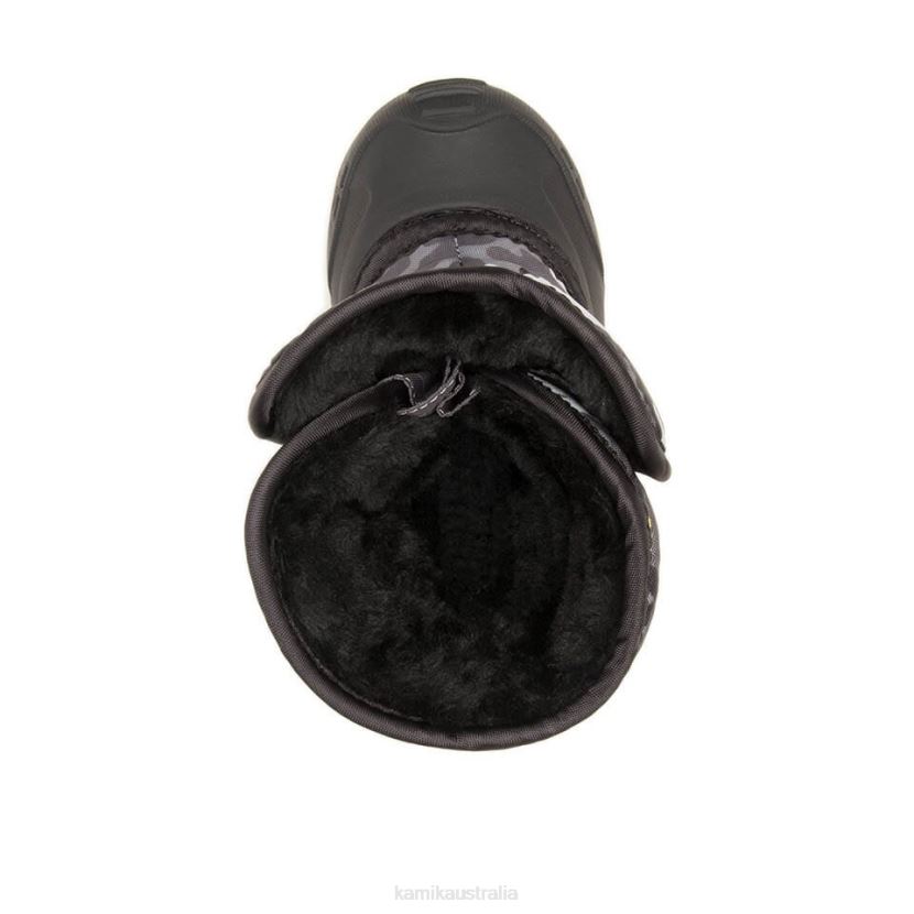 Kamik WINTER BOOTS TODDLERS SNOWBUG 6 J6JJBP416 BLACK/CHARCOAL