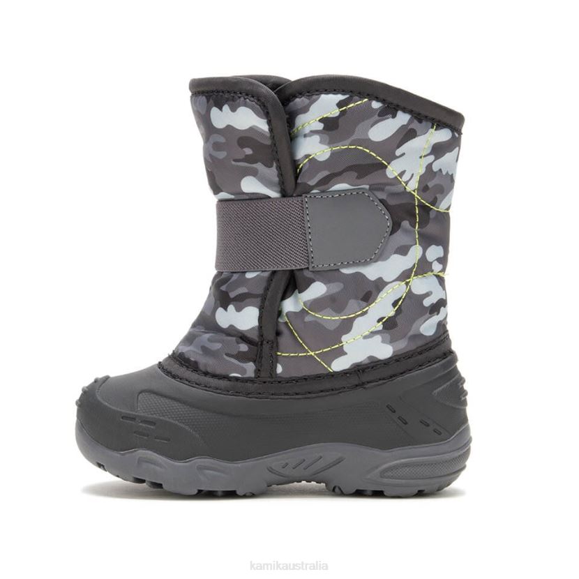 Kamik WINTER BOOTS TODDLERS SNOWBUG 6 J6JJBP416 BLACK/CHARCOAL