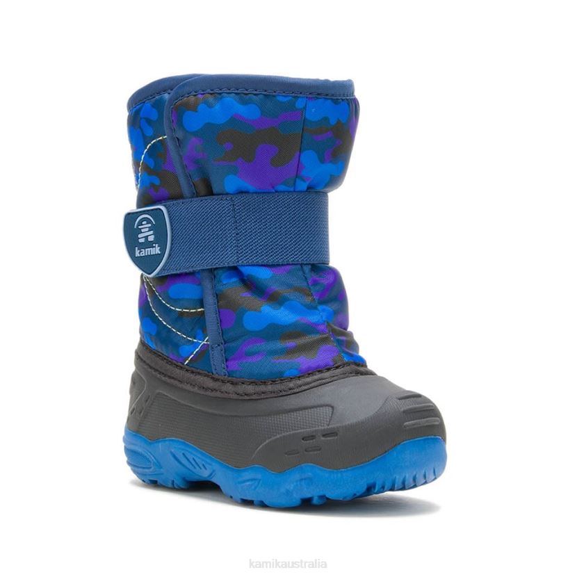 Kamik WINTER BOOTS TODDLERS SNOWBUG 6 J6JJBP417 BLUE/NAVY
