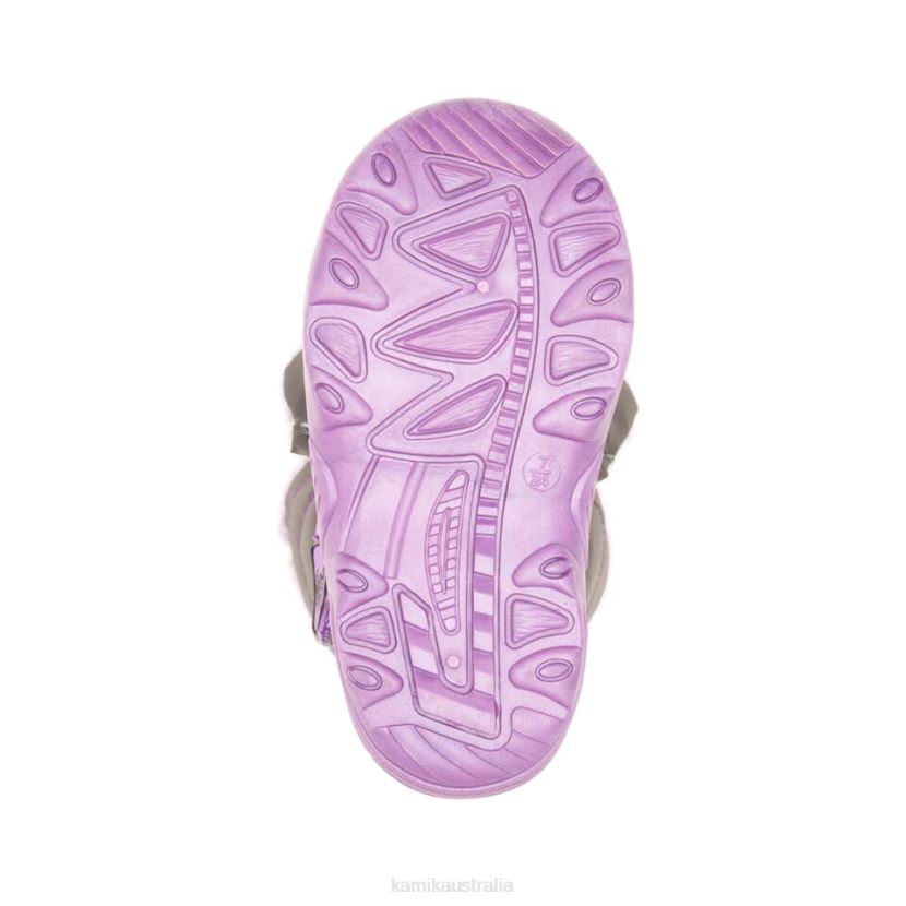 Kamik WINTER BOOTS TODDLERS SNOWBUG F 2 J6JJBP418 CHARCOAL/ORCHID