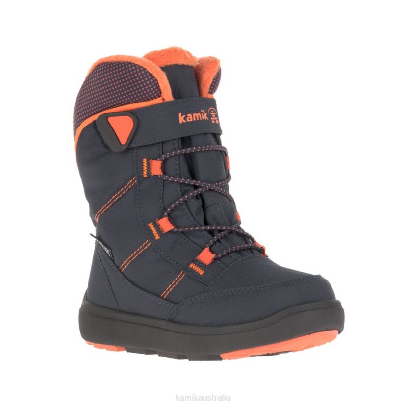 Kamik WINTER BOOTS TODDLERS STANCE 2 J6JJBP431 NAVY/FLAME