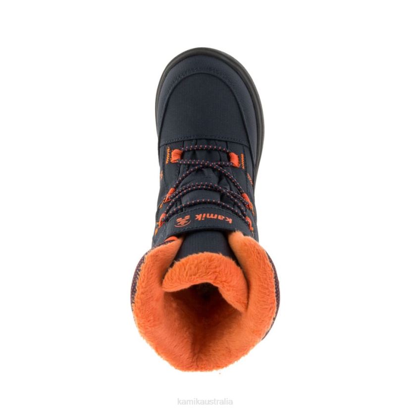 Kamik WINTER BOOTS TODDLERS STANCE 2 J6JJBP431 NAVY/FLAME