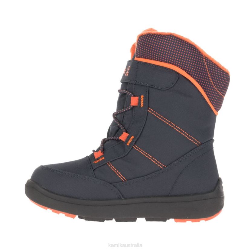 Kamik WINTER BOOTS TODDLERS STANCE 2 J6JJBP431 NAVY/FLAME