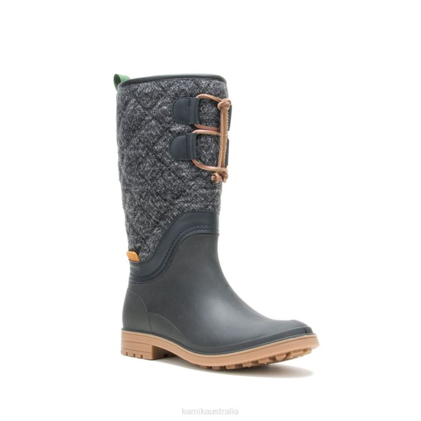 Kamik CASUAL BOOTS WOMEN ABIGAIL J6JJBP24 BLACK/WHITE