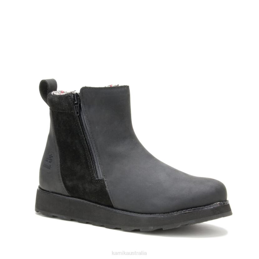 Kamik CASUAL BOOTS WOMEN ARIEL C ZIP J6JJBP82 BLACK