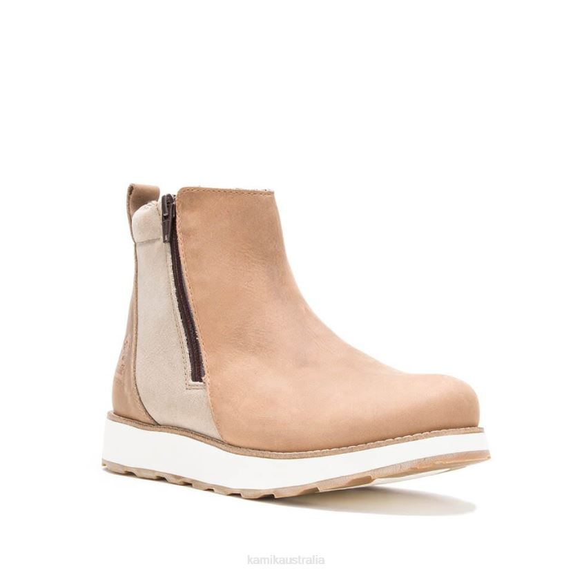 Kamik CASUAL BOOTS WOMEN ARIEL C ZIP J6JJBP84 TAUPE