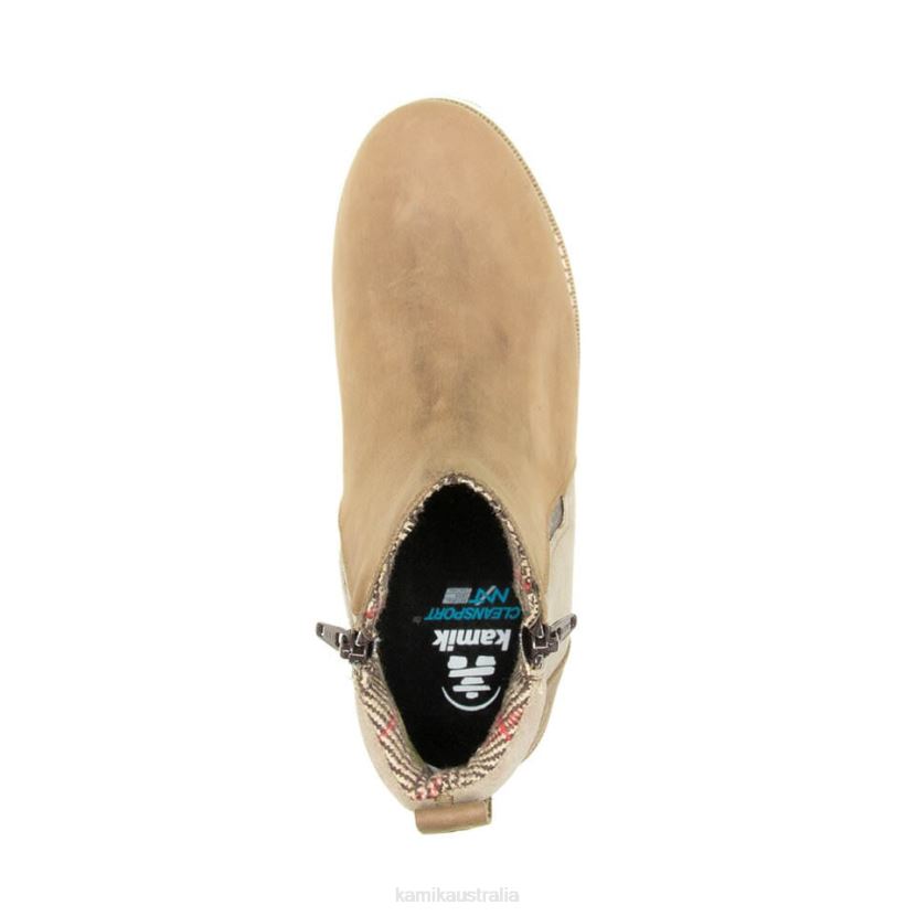 Kamik CASUAL BOOTS WOMEN ARIEL C ZIP J6JJBP84 TAUPE