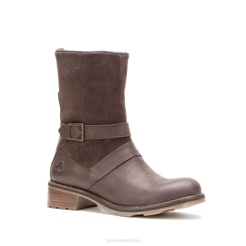Kamik CASUAL BOOTS WOMEN ISABELLA J6JJBP77 DARK BROWN