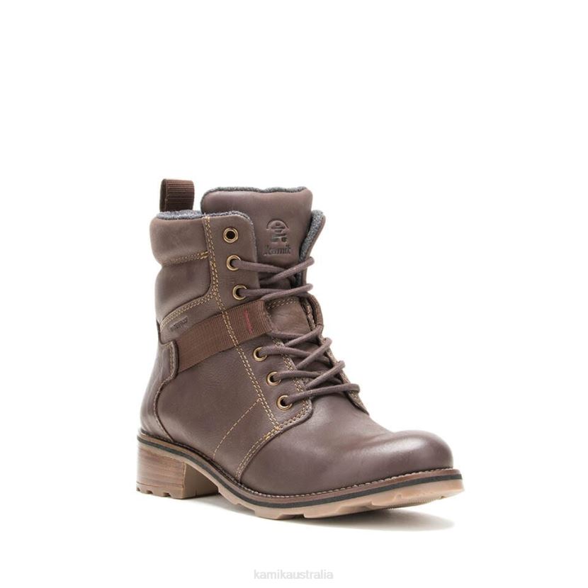 Kamik CASUAL BOOTS WOMEN ISABELLA M J6JJBP67 DARK BROWN