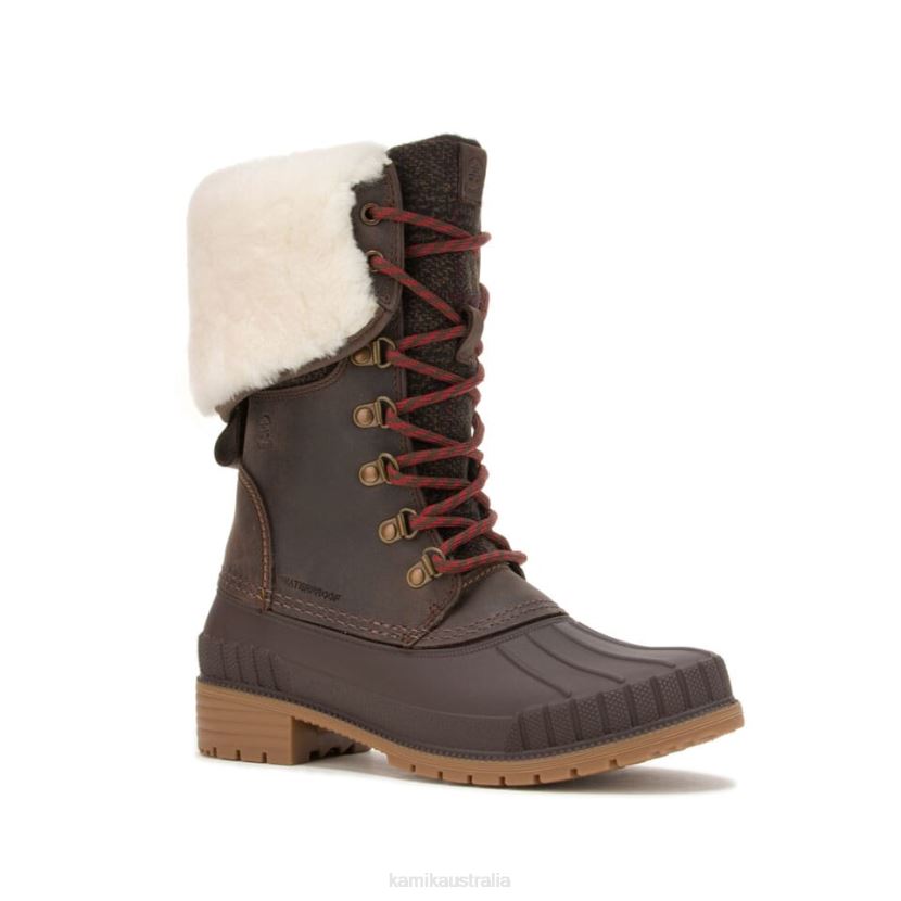 Kamik HERITAGE 1898 COLLECTION WOMEN SIENNA F 2 J6JJBP105 DARK BROWN