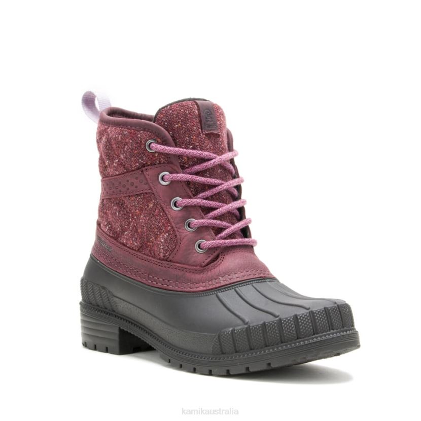 Kamik HERITAGE 1898 COLLECTION WOMEN SIENNA MID 2 J6JJBP93 BURGUNDY