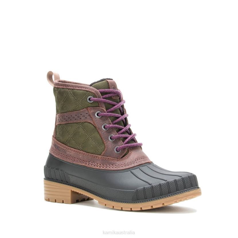 Kamik HERITAGE 1898 COLLECTION WOMEN SIENNA MID 2 J6JJBP95 DARK OLIVE