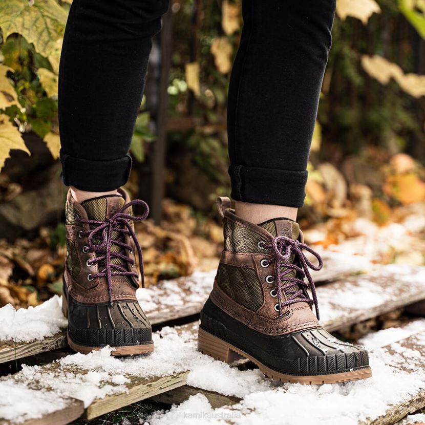 Kamik HERITAGE 1898 COLLECTION WOMEN SIENNA MID 2 J6JJBP95 DARK OLIVE