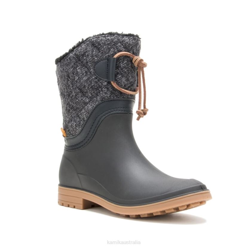 Kamik HERITAGE 1898 COLLECTION WOMEN STELLA J6JJBP10 BLACK/WHITE