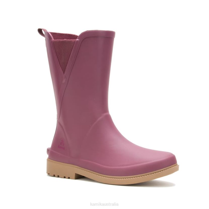 Kamik RAIN BOOTS WOMEN CHLOE J6JJBP27 BURGUNDY