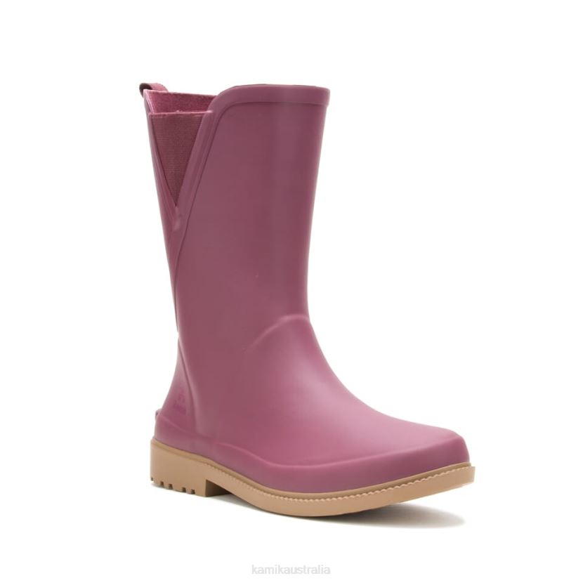 Kamik RAIN BOOTS WOMEN CHLOE J6JJBP27 BURGUNDY