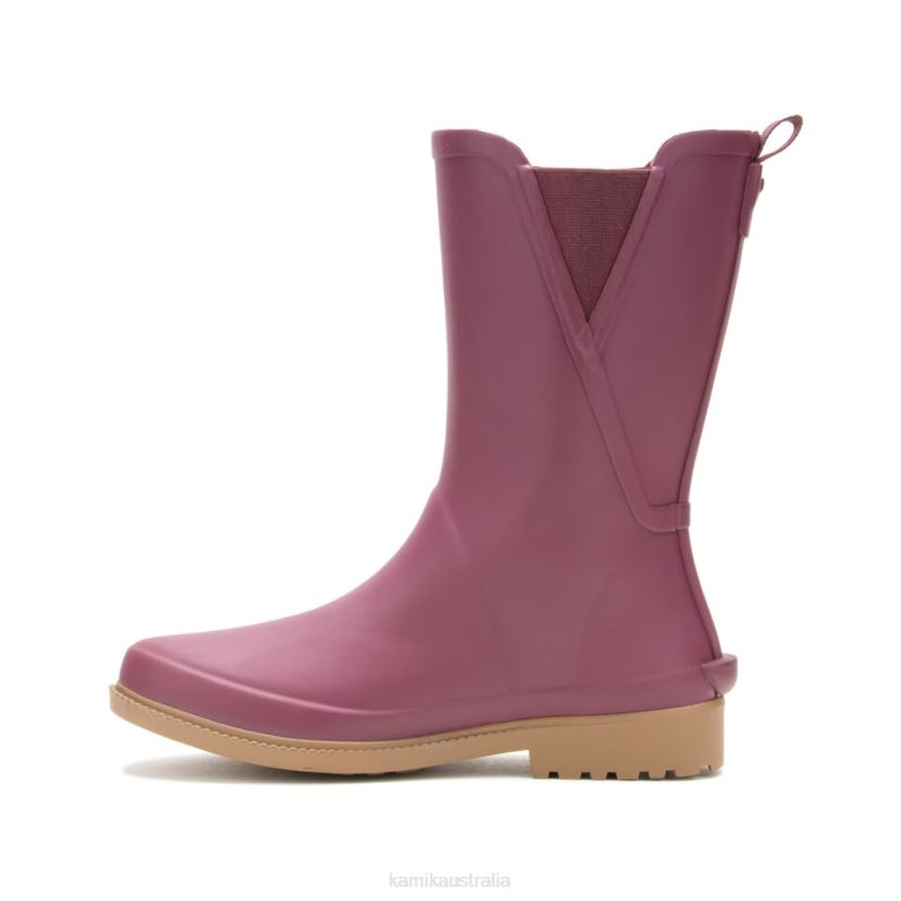 Kamik RAIN BOOTS WOMEN CHLOE J6JJBP27 BURGUNDY