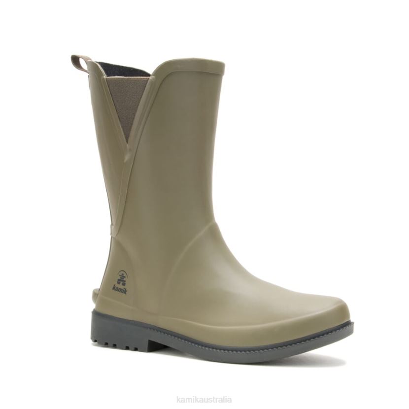 Kamik RAIN BOOTS WOMEN CHLOE J6JJBP28 DARK OLIVE