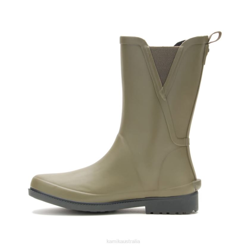 Kamik RAIN BOOTS WOMEN CHLOE J6JJBP28 DARK OLIVE
