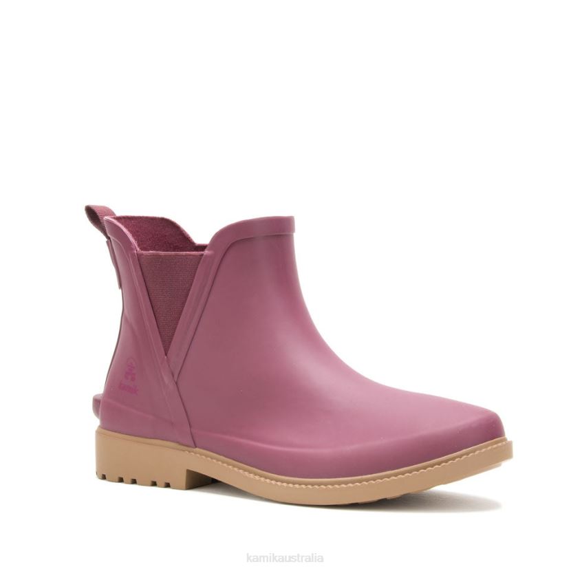 Kamik RAIN BOOTS WOMEN CHLOE LO J6JJBP18 BURGUNDY