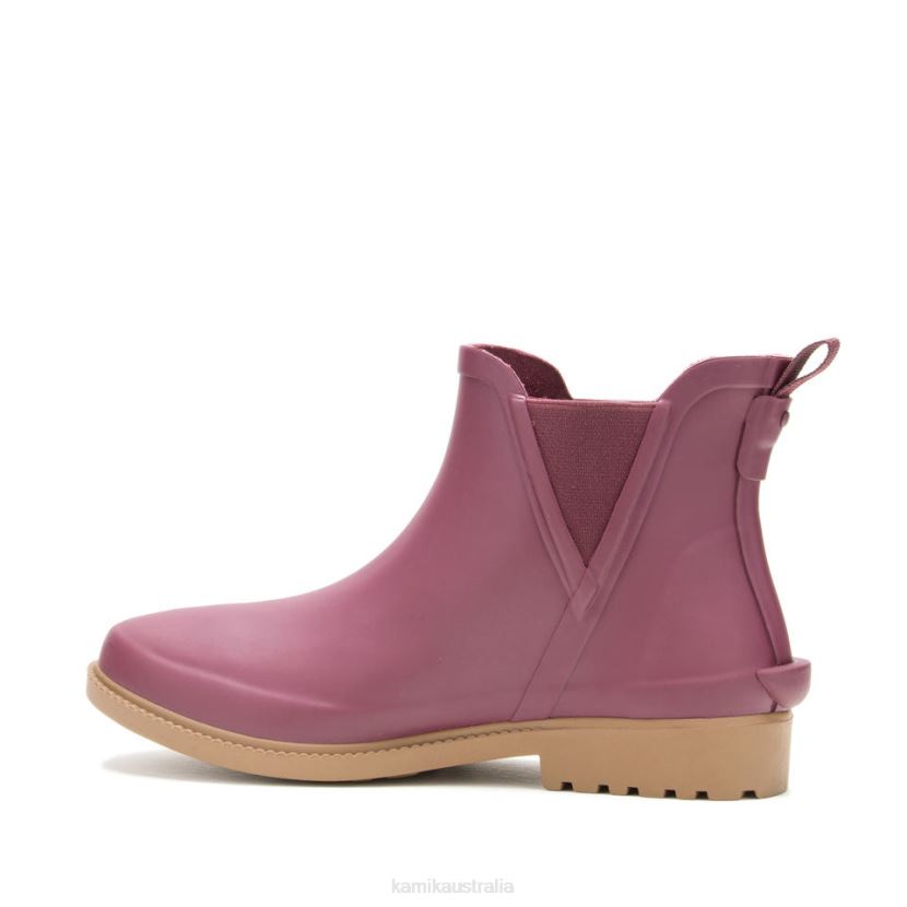Kamik RAIN BOOTS WOMEN CHLOE LO J6JJBP18 BURGUNDY