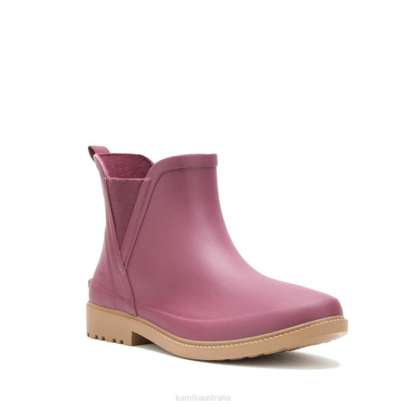 Kamik RAIN BOOTS WOMEN CHLOE LO J6JJBP18 BURGUNDY