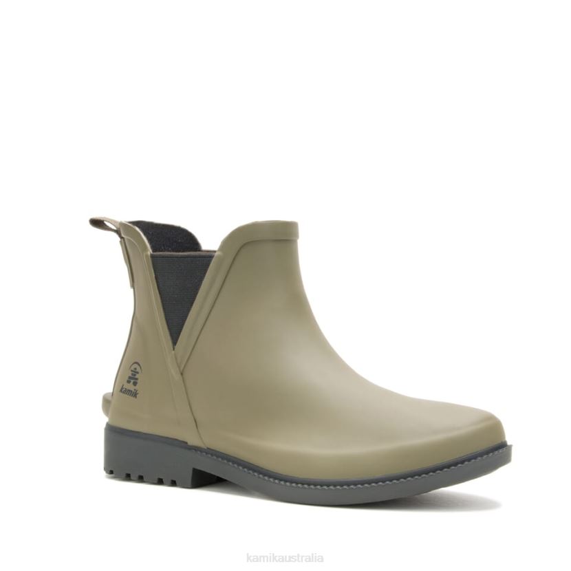 Kamik RAIN BOOTS WOMEN CHLOE LO J6JJBP19 DARK OLIVE