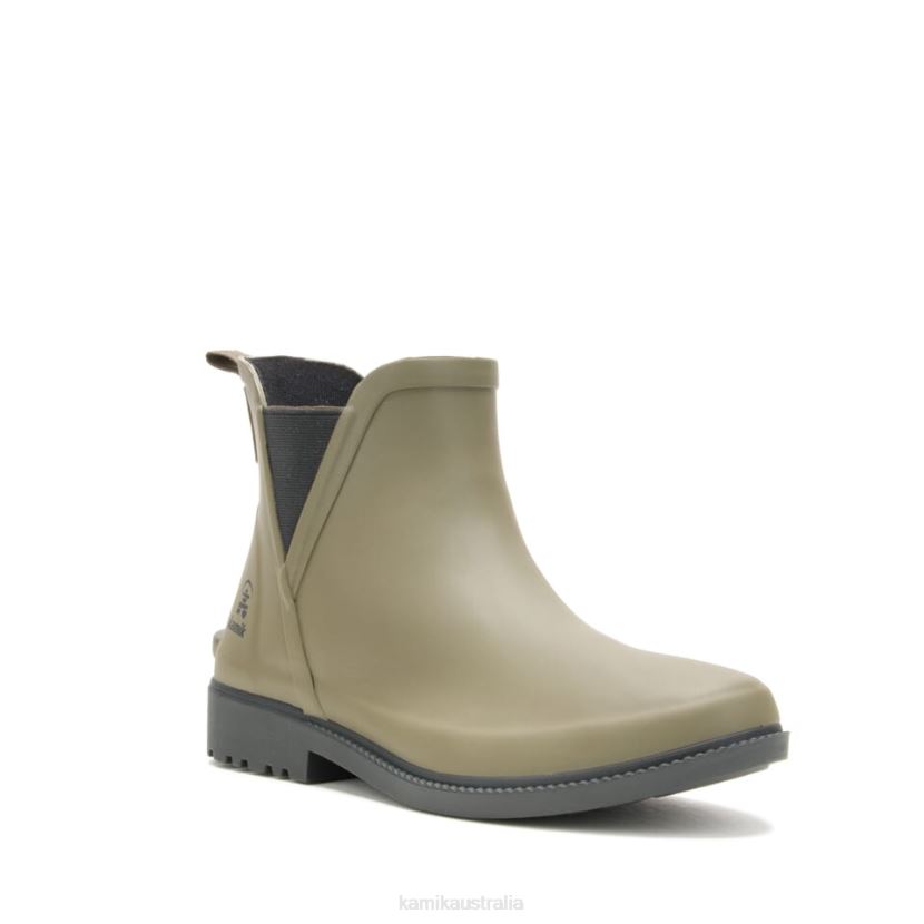 Kamik RAIN BOOTS WOMEN CHLOE LO J6JJBP19 DARK OLIVE