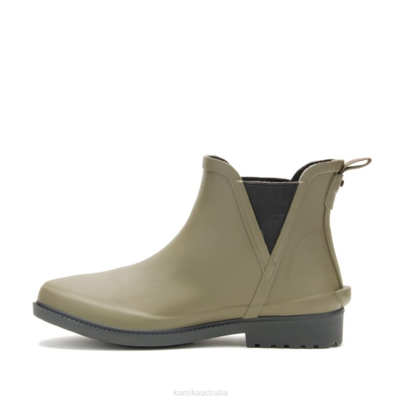Kamik RAIN BOOTS WOMEN CHLOE LO J6JJBP19 DARK OLIVE