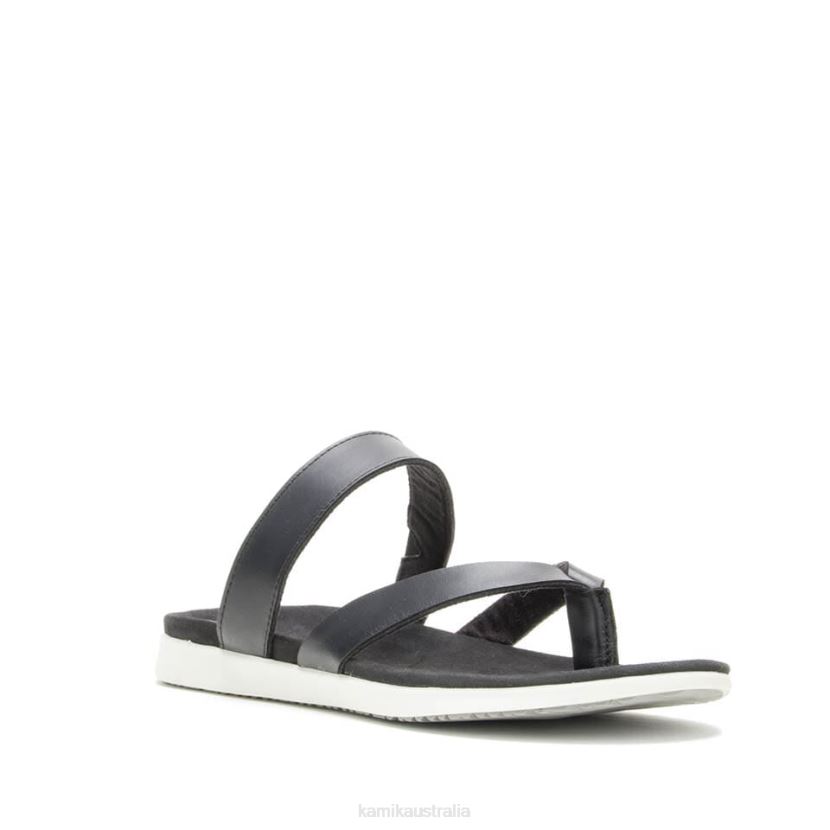 Kamik SANDALS WOMEN CARA FLIP J6JJBP63 BLACK