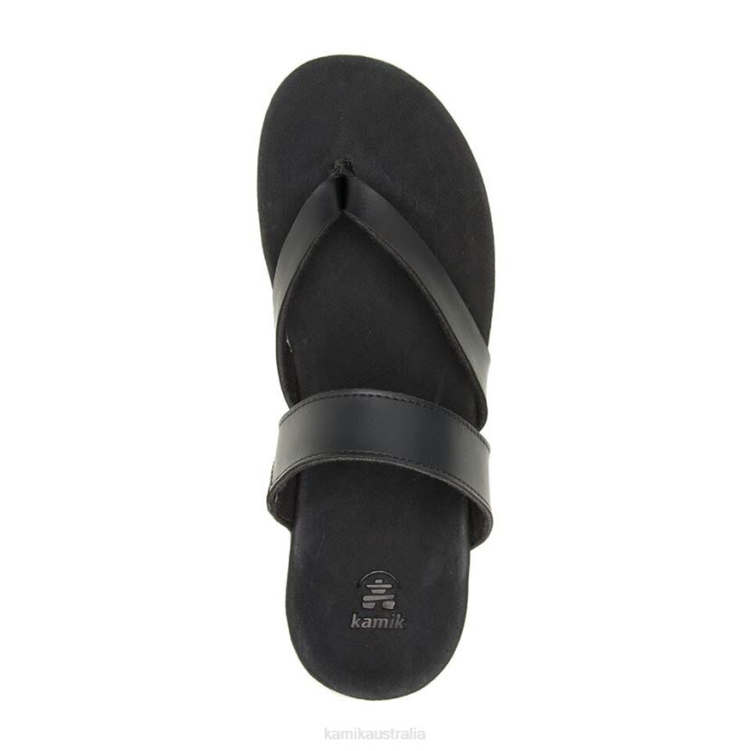 Kamik SANDALS WOMEN CARA FLIP J6JJBP63 BLACK