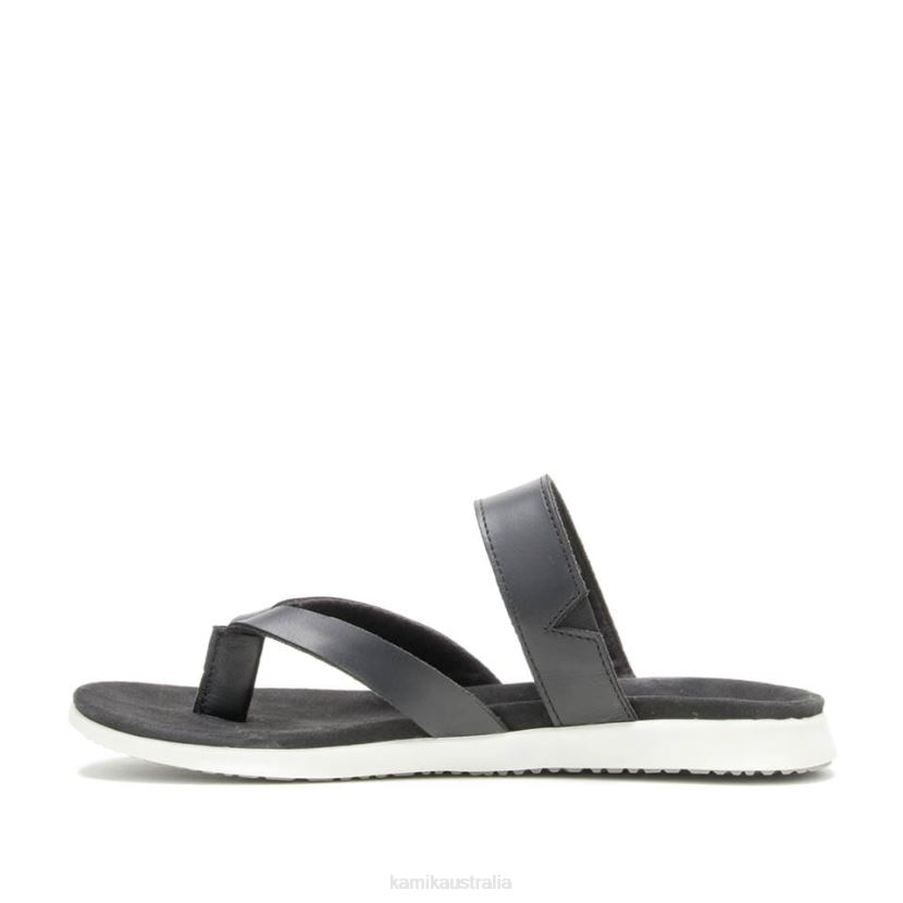 Kamik SANDALS WOMEN CARA FLIP J6JJBP63 BLACK