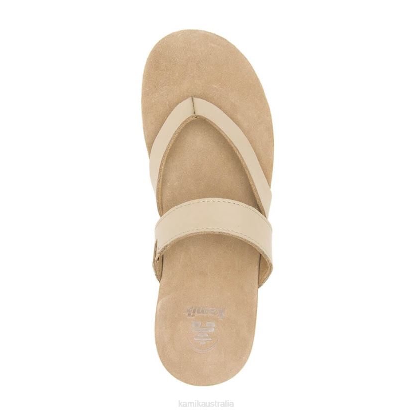 Kamik SANDALS WOMEN CARA FLIP J6JJBP64 TAUPE