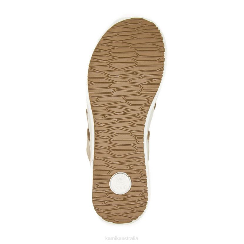 Kamik SANDALS WOMEN CARA FLIP J6JJBP64 TAUPE