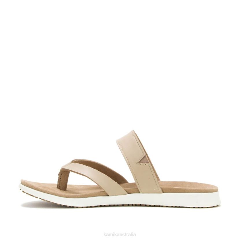 Kamik SANDALS WOMEN CARA FLIP J6JJBP64 TAUPE