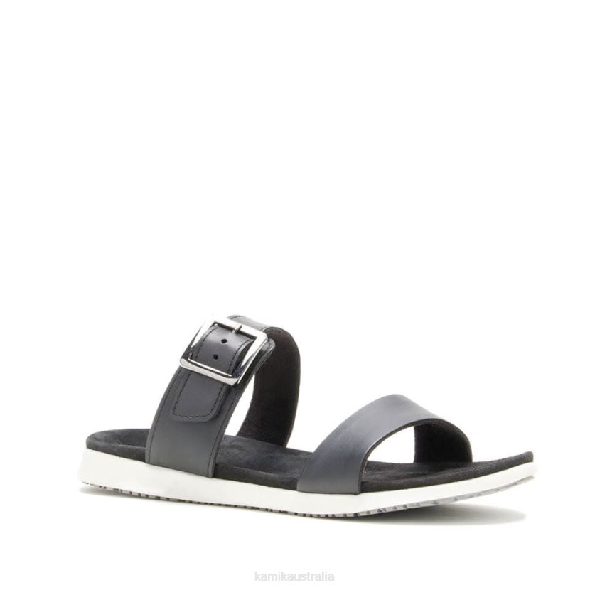 Kamik SANDALS WOMEN CARA SLIDE J6JJBP45 BLACK