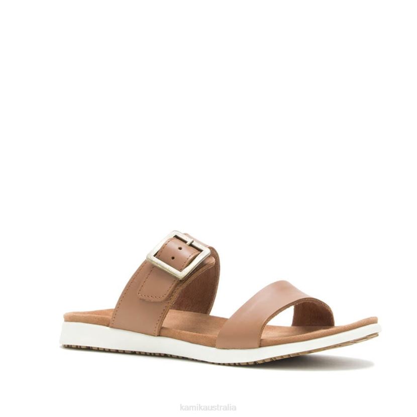 Kamik SANDALS WOMEN CARA SLIDE J6JJBP47 TAN