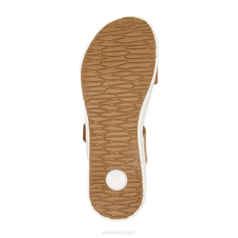 Kamik SANDALS WOMEN CARA SLIDE J6JJBP47 TAN