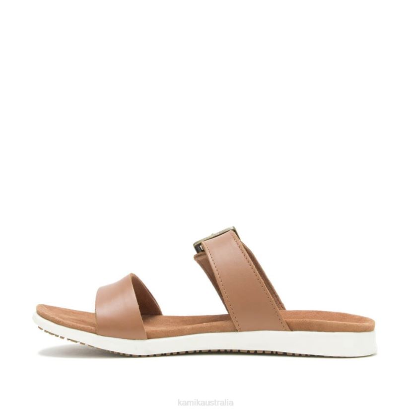 Kamik SANDALS WOMEN CARA SLIDE J6JJBP47 TAN