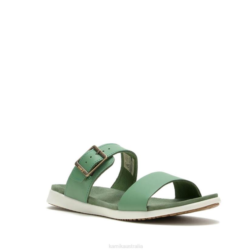 Kamik SANDALS WOMEN CARA SLIDE J6JJBP48 GREEN