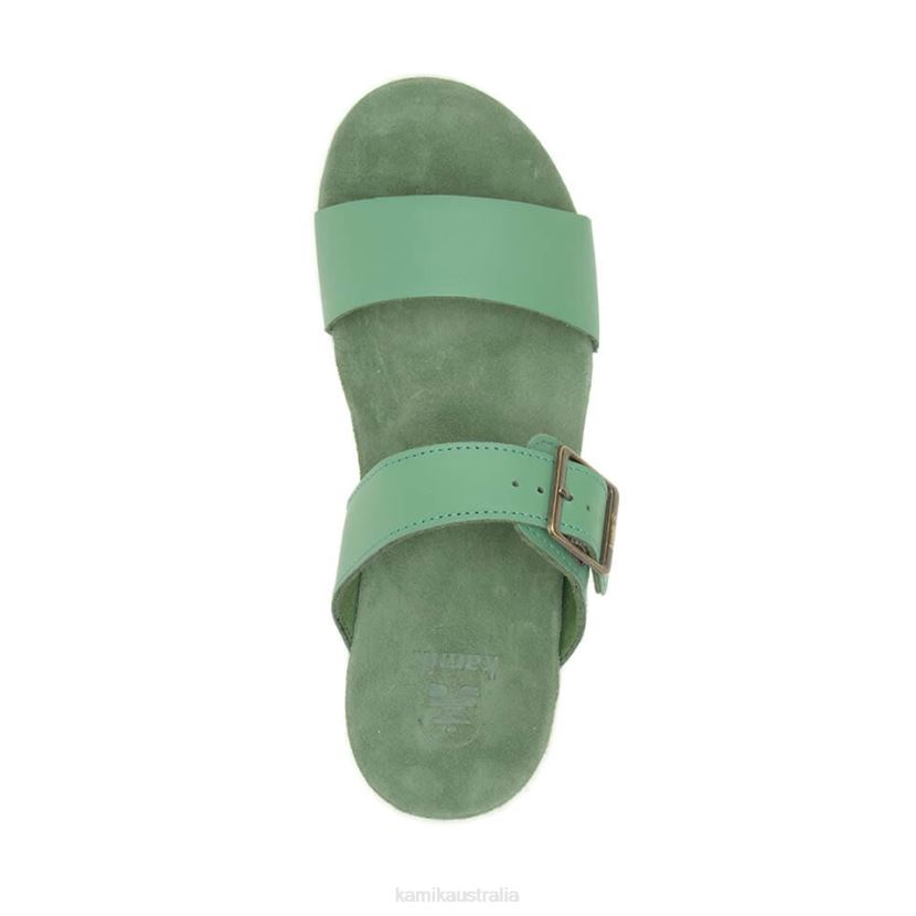 Kamik SANDALS WOMEN CARA SLIDE J6JJBP48 GREEN